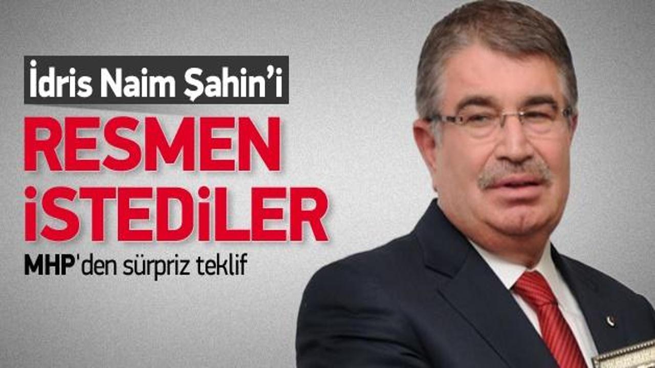 MHP, AK Parti'den İdris Naim Şahin'i istedi