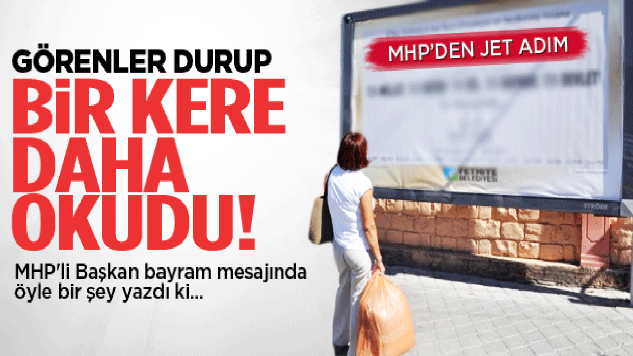MHP'li Başkan'dan Kürtçe yazılı bayram mesajı