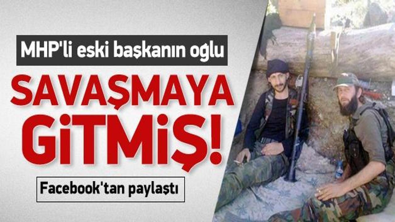 MHP'li eski başkanın oğlu IŞİD'le savaşıyor