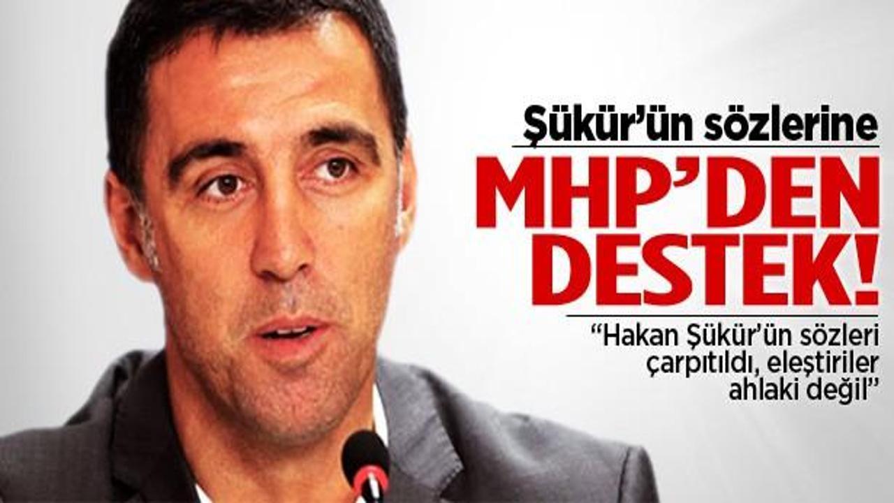 MHP'li Yeniçeri'den, Hakan Şükür'e destek