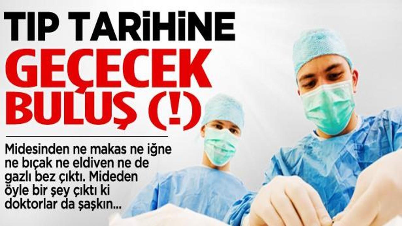 Midesinden çıkan poşetle tıp tarihine geçti