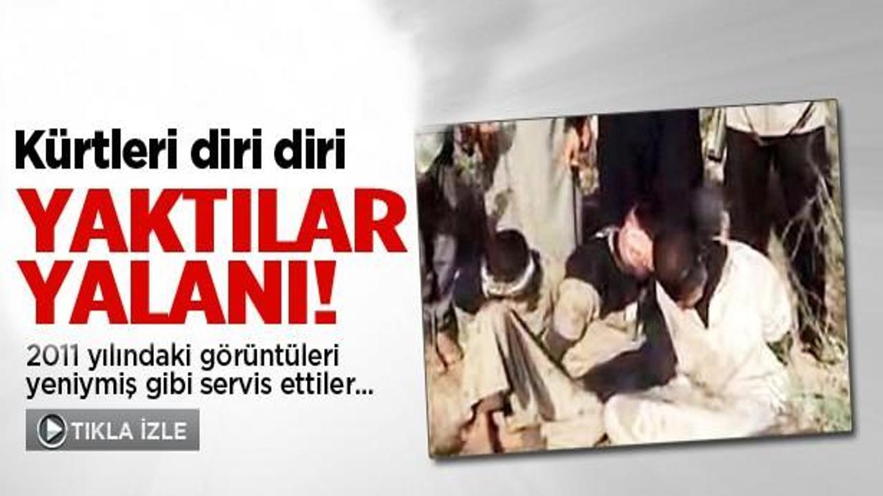 Muhalifler 3 Suriyeli Kürt'ü yaktı yalanı