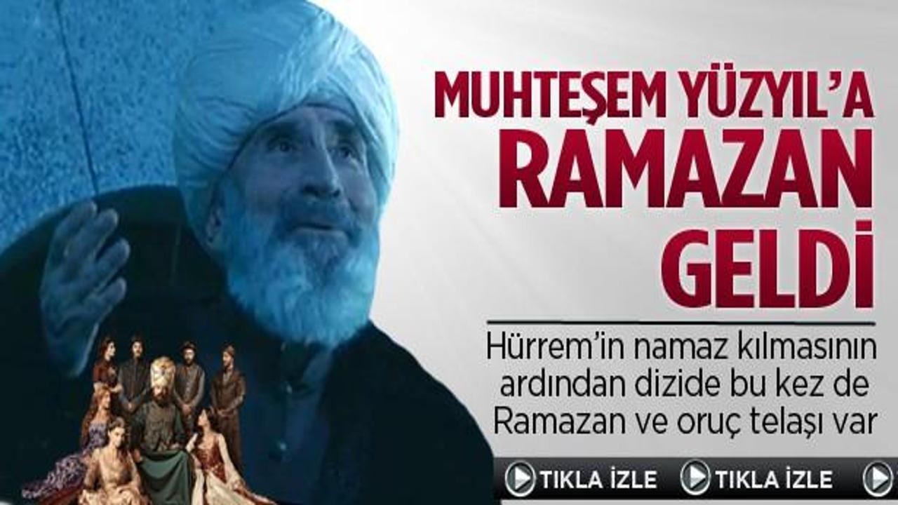 Muhteşem Y&uuml;zyıl'da namazdan sonra oru&ccedil; geldi!