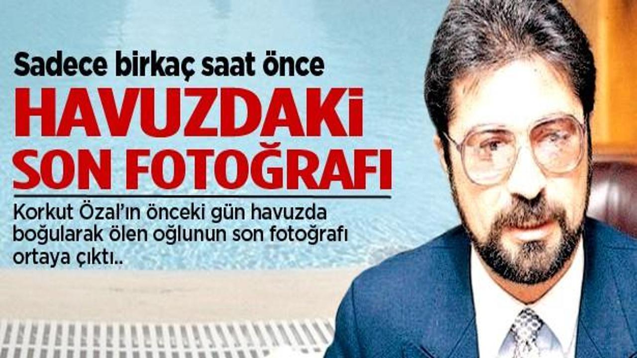 Murat Mehmet Özal'ın ölmeden önceki son fotoğrafı