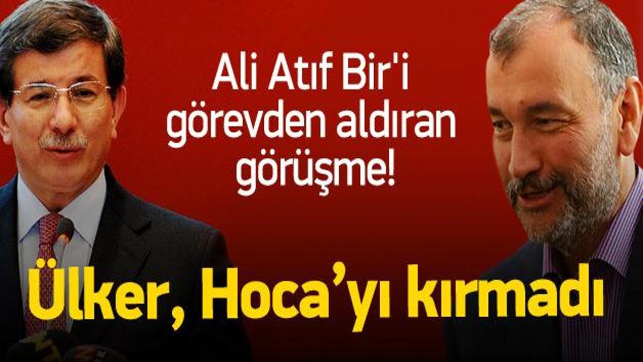 Murat Ülker, Davutoğlu'nu kırmadı