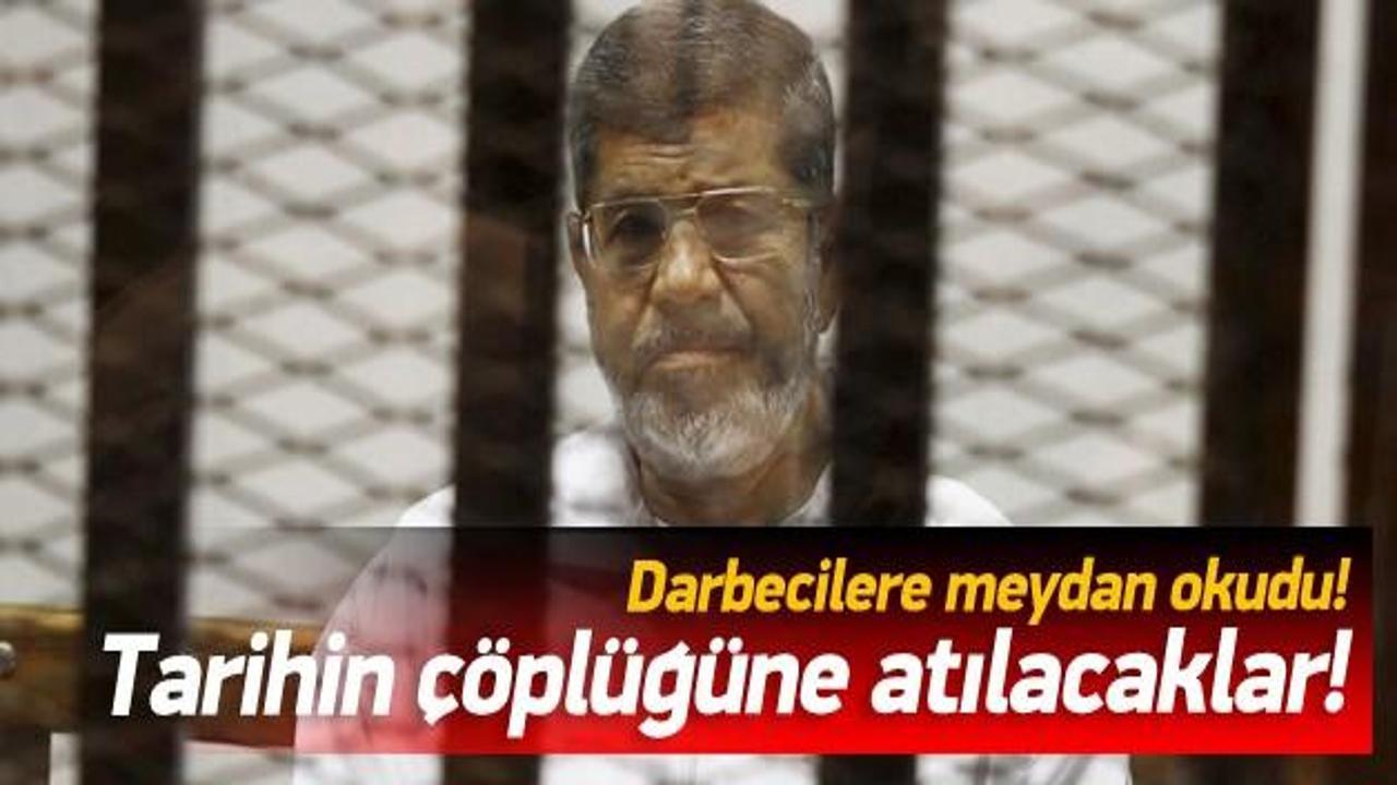 Mursi darbecilere meydan okudu!