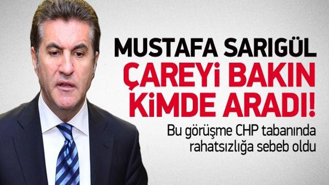 Mustafa Sarıgül çareyi bakın kimde arıyor!