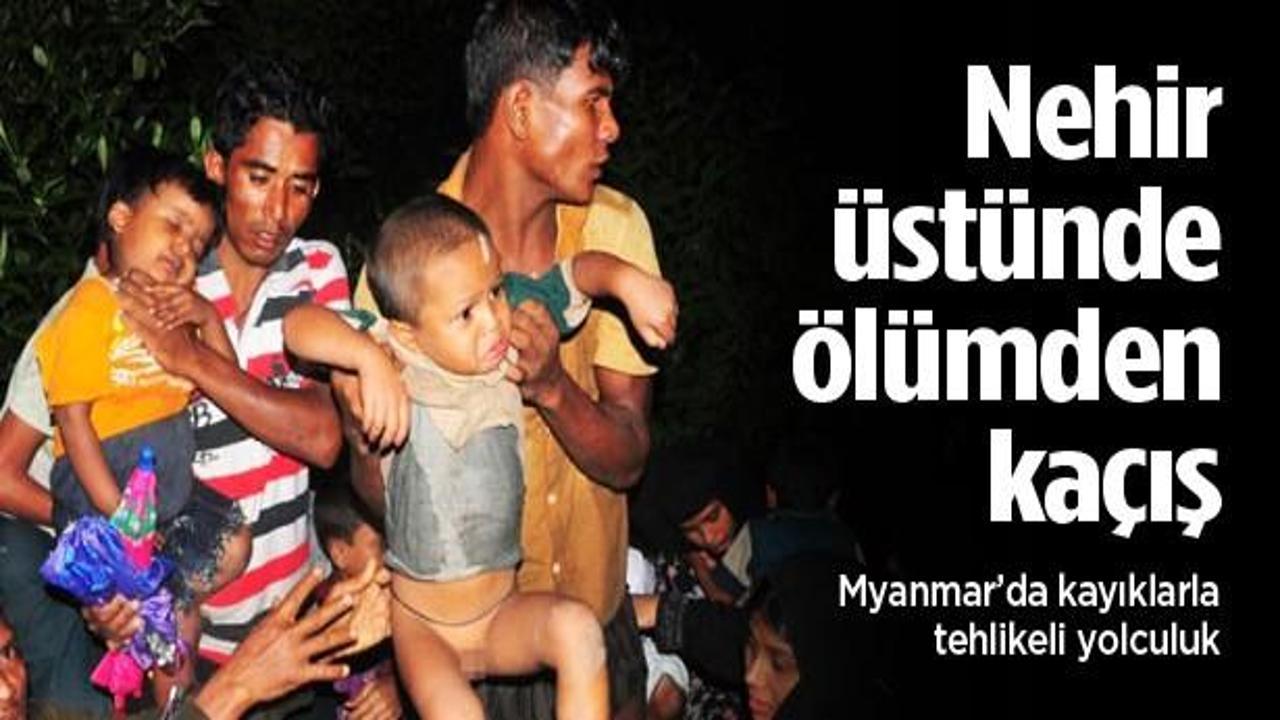 Myanmar: Nehir üstünde ölümden kaçış