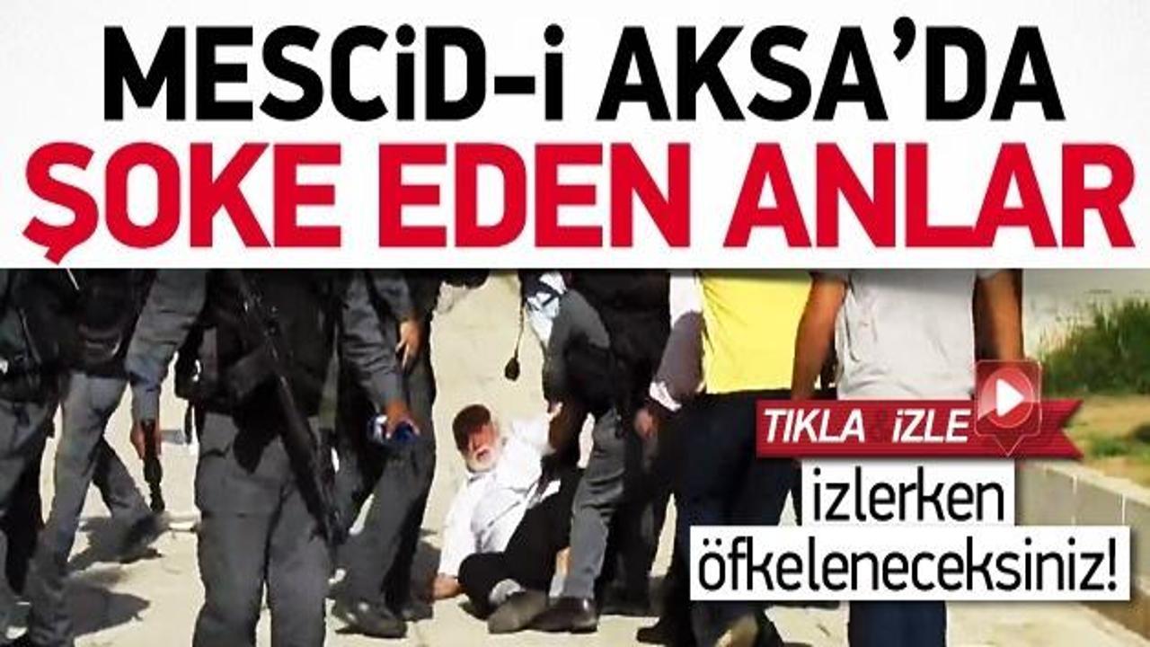 Namaz kılmak isteyen yaşlı adama dayak