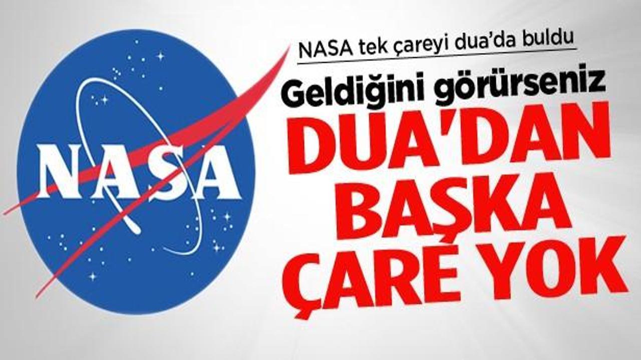 NASA'dan meteor tehdidine karşı tek çare