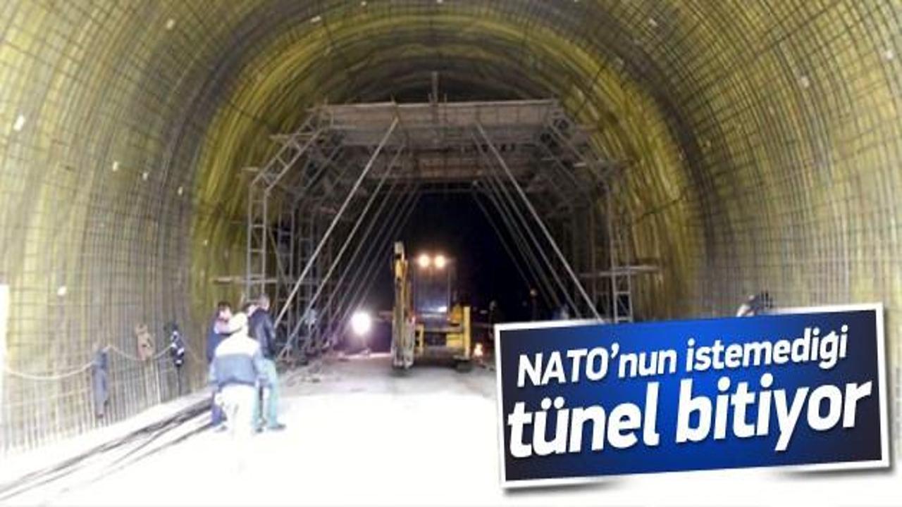 NATO'nun karşı çıktığı tünelde sona doğru