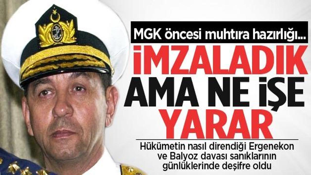 Ne muhtırayı verebildiler ne de Din&ccedil;er'i yiyebildiler