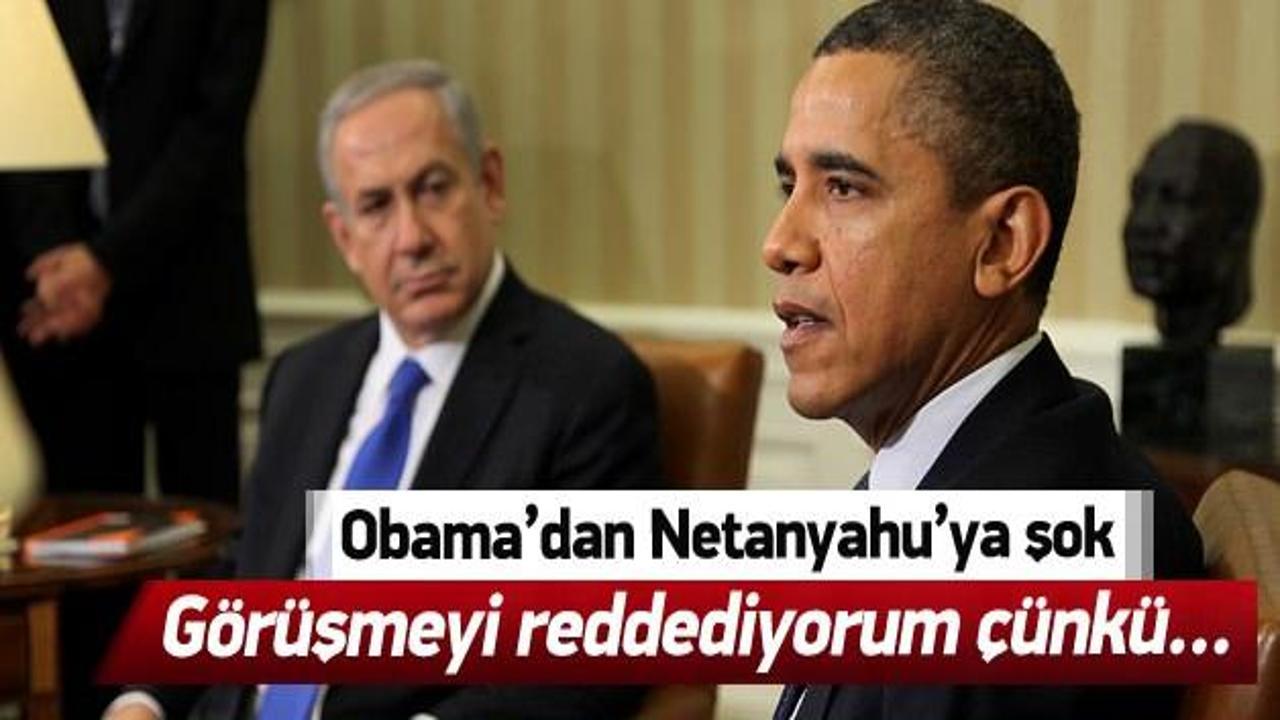 "Netanyahu ile görüşmeyi reddediyorum çünkü..."
