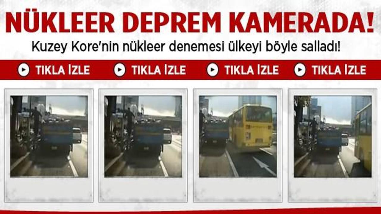 Nükleer deprem böyle görüntülendi