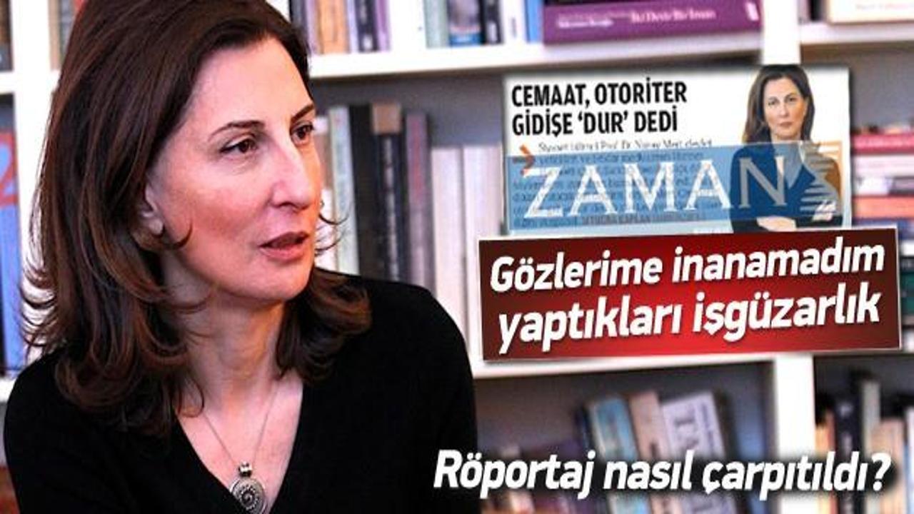 Nuray Mert: Zaman'ın manşetine inanamadım!