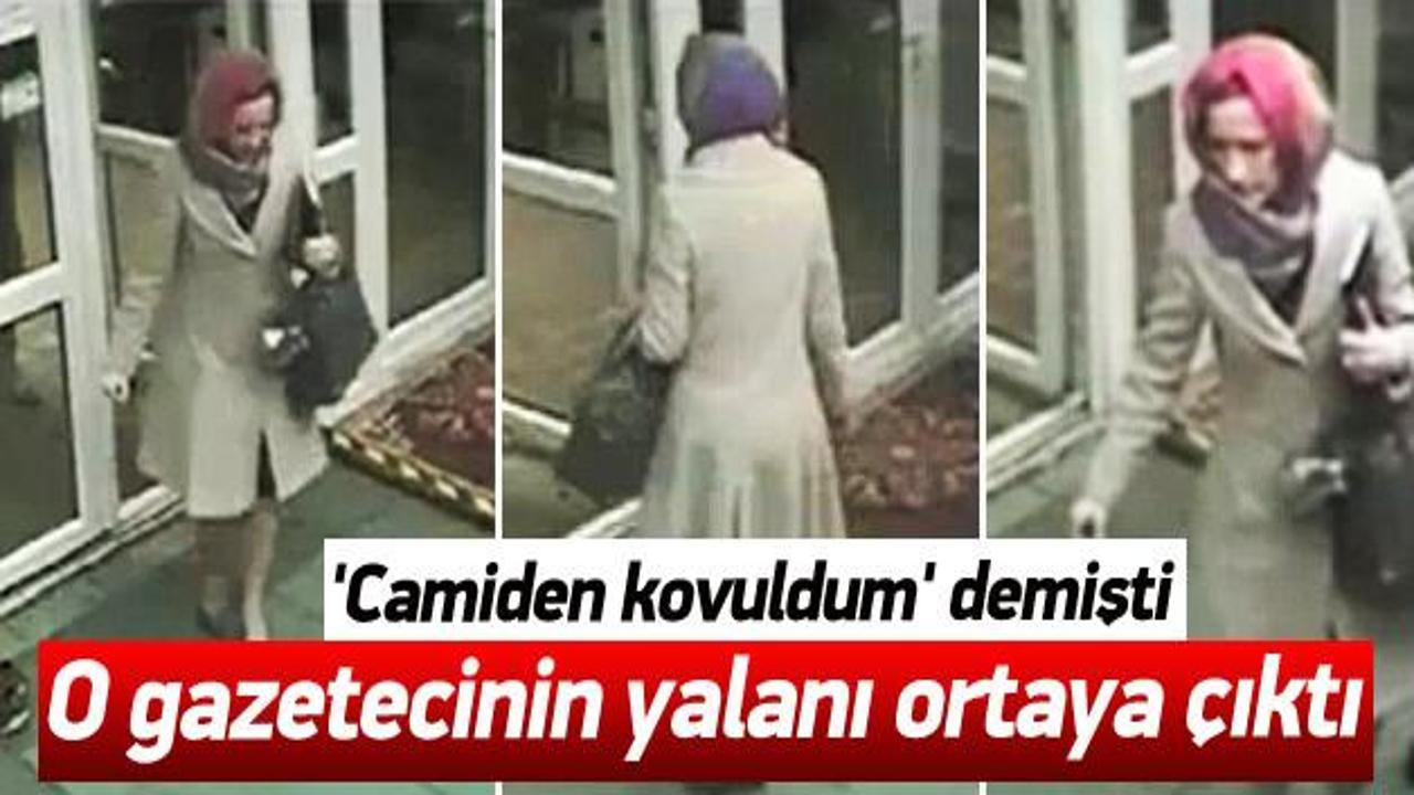 O gazetecinin yalanı ortaya çıktı