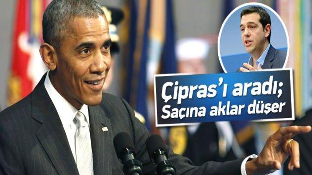 Obama, Çipras'ı aradı: Saçına aklar düşer