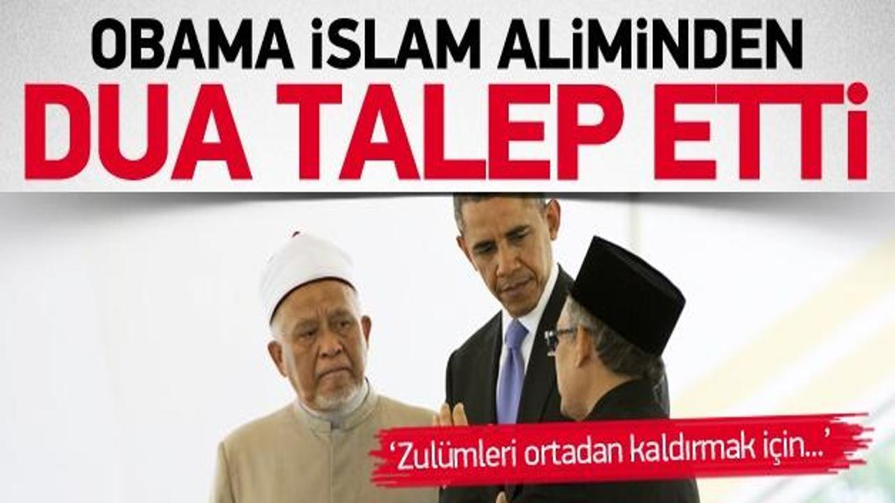 Obama'dan imama: Bana dua et