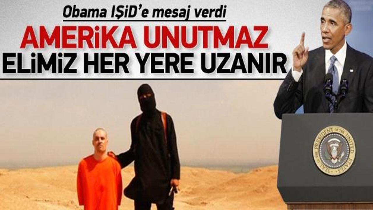 Obama'dan IŞİD'e mesaj!