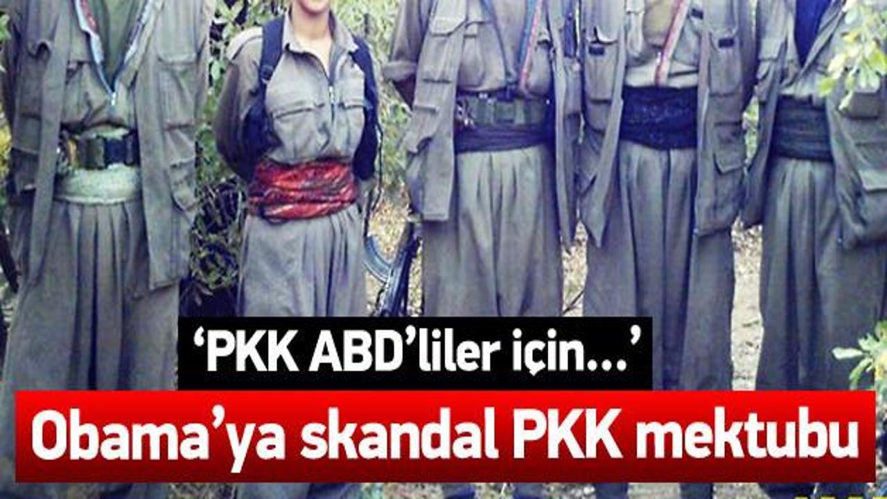 Obama'ya skandal mektup: PKK'yı listeden çıkartın