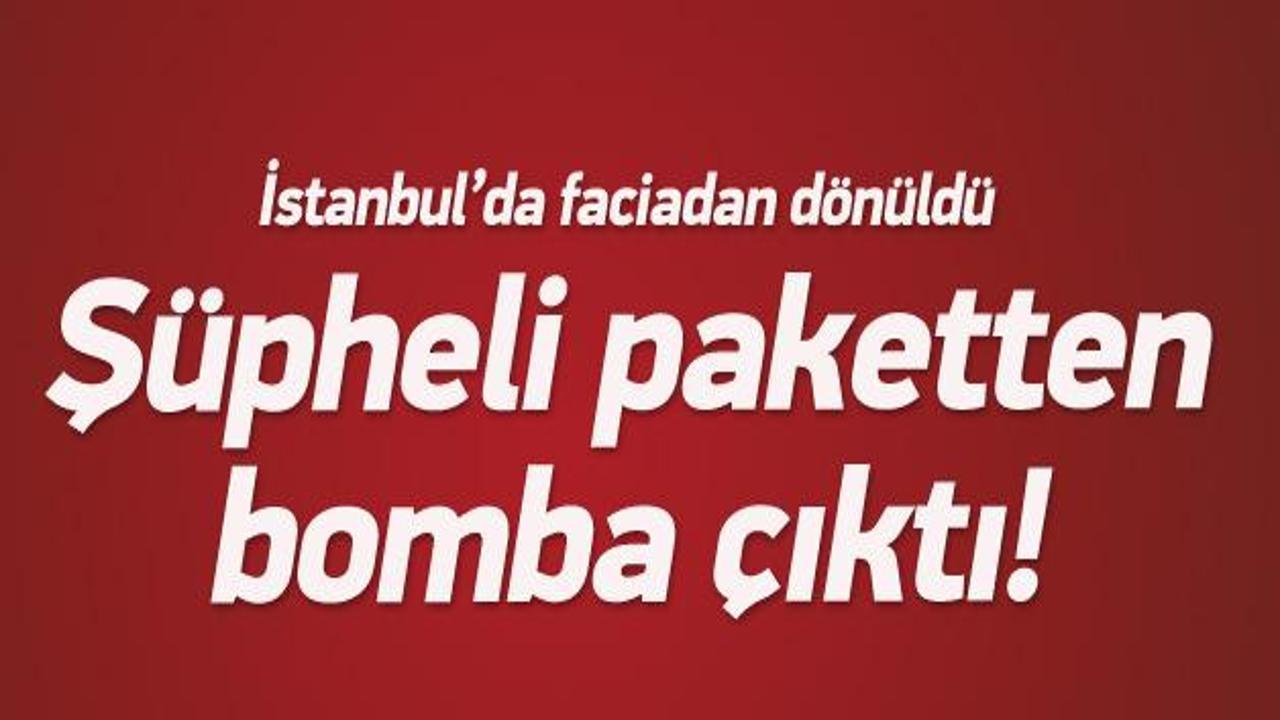 Okmeydanı'nda bomba paniği!