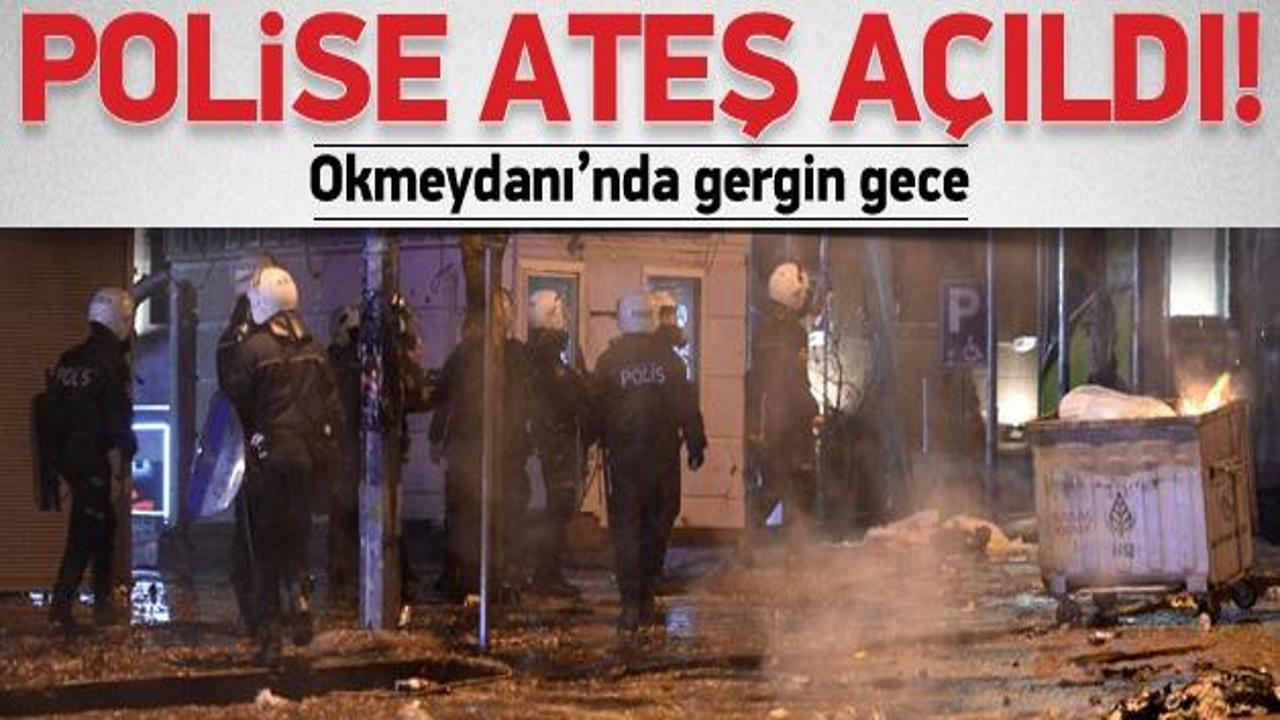 Okmeydanı'nda polise ateş açıldı!
