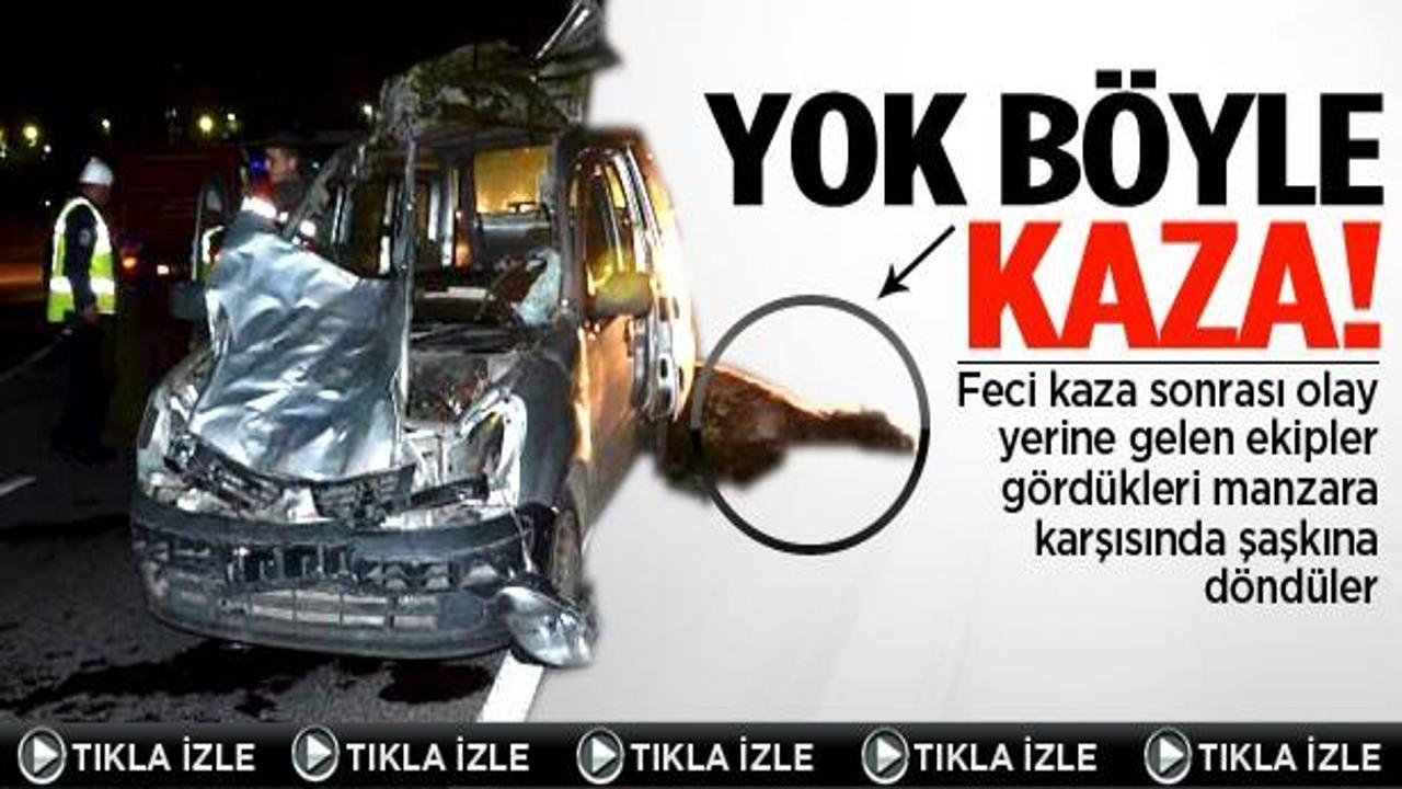 &Ouml;n camdan giren at, arka camdan &ccedil;ıktı!