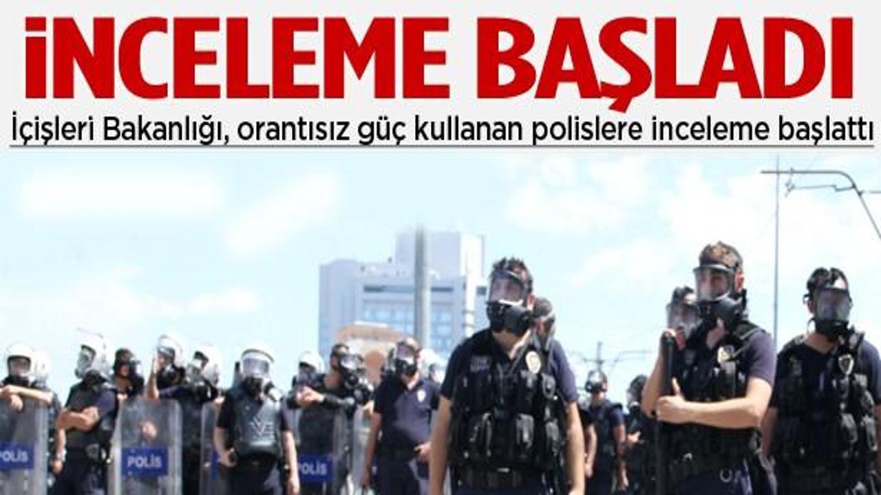 Orantısız güç kullanan polislere inceleme
