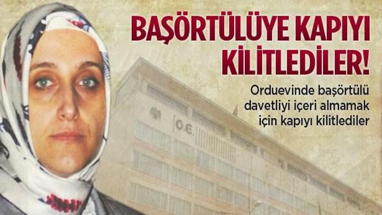 Orduevinde b&ouml;ş&ouml;rt&uuml;l&uuml;ye b&uuml;y&uuml;k ayıp- Video