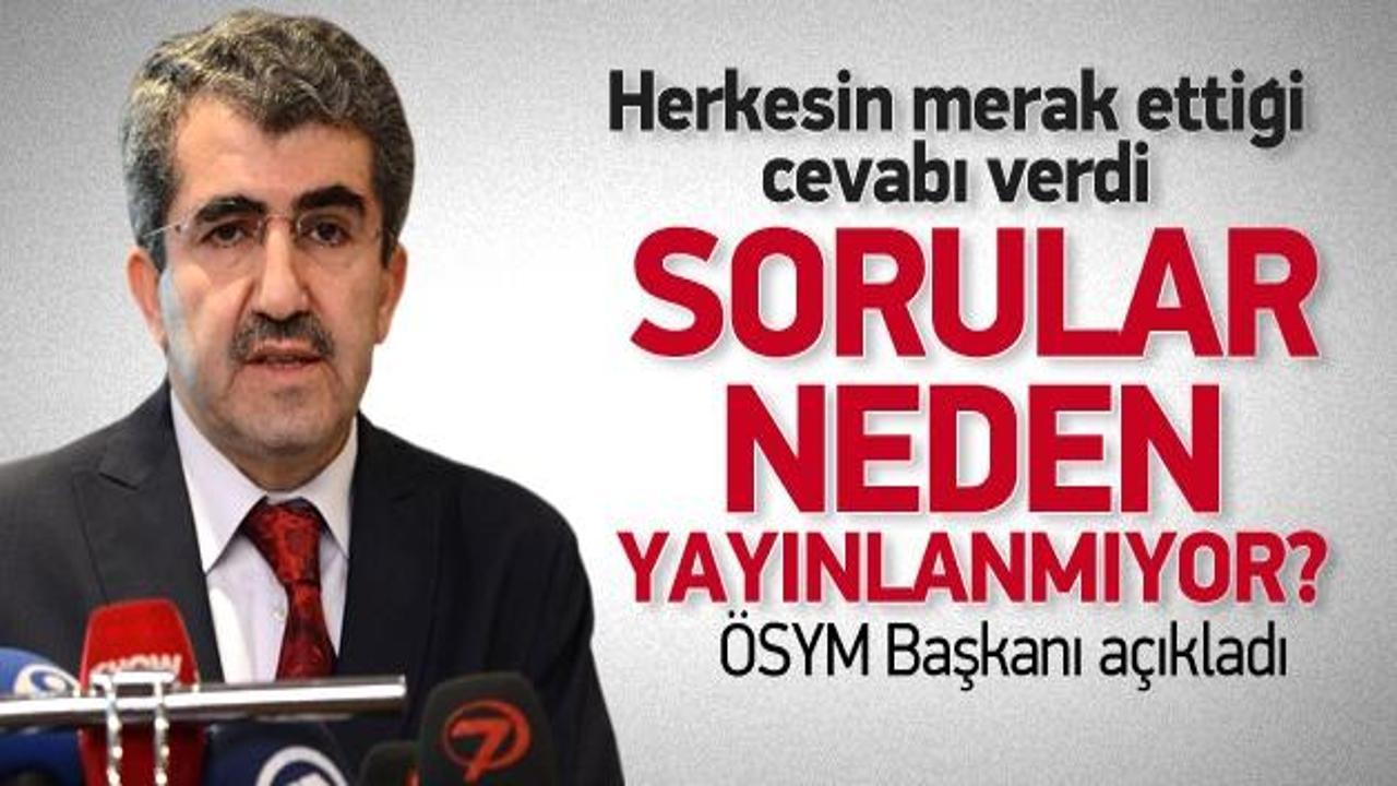 ÖSYM, soruların tamamını neden yayınlamıyor?