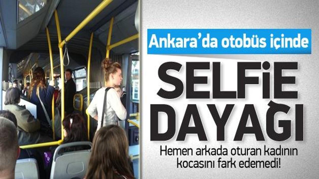 Otobüste "selfie" çekerken darbedildi
