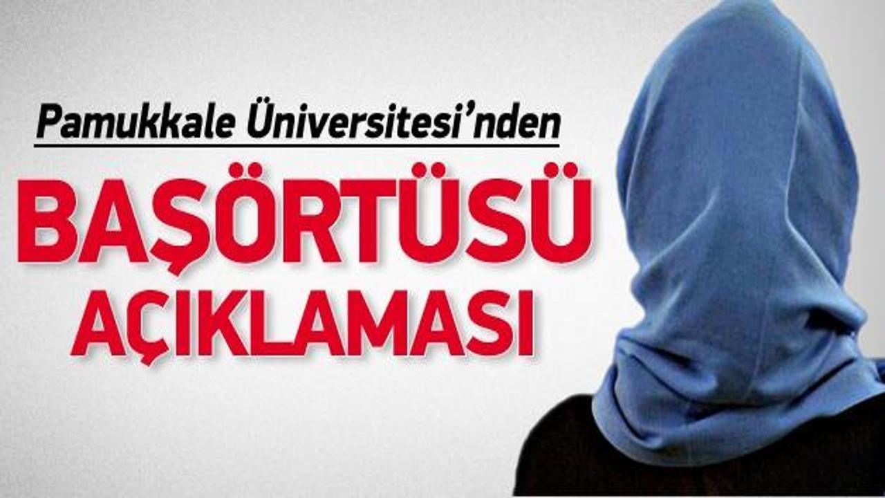Pamukkale Üniversitesi o haberi yalanladı