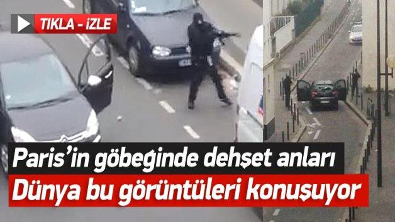 Paris'in göbeğinde silahlı çatışma anları