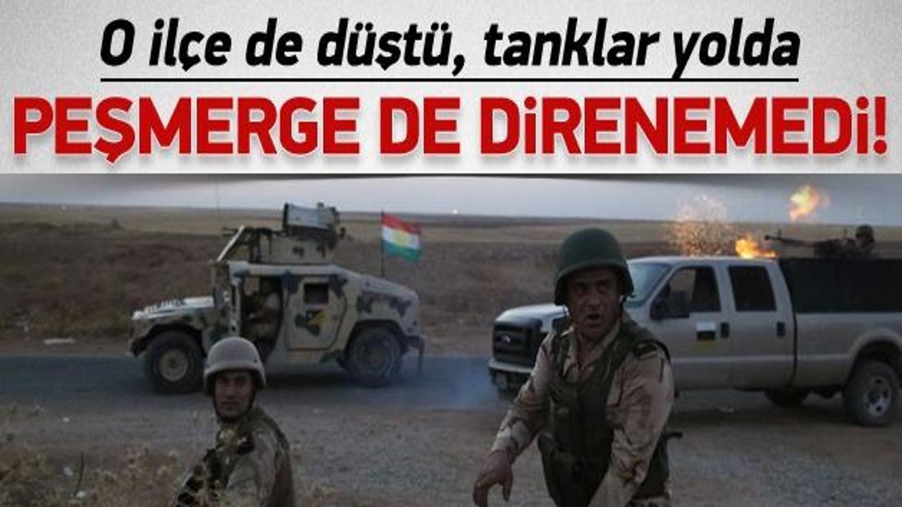 Peşmerge direnemedi o ilçe de düştü!