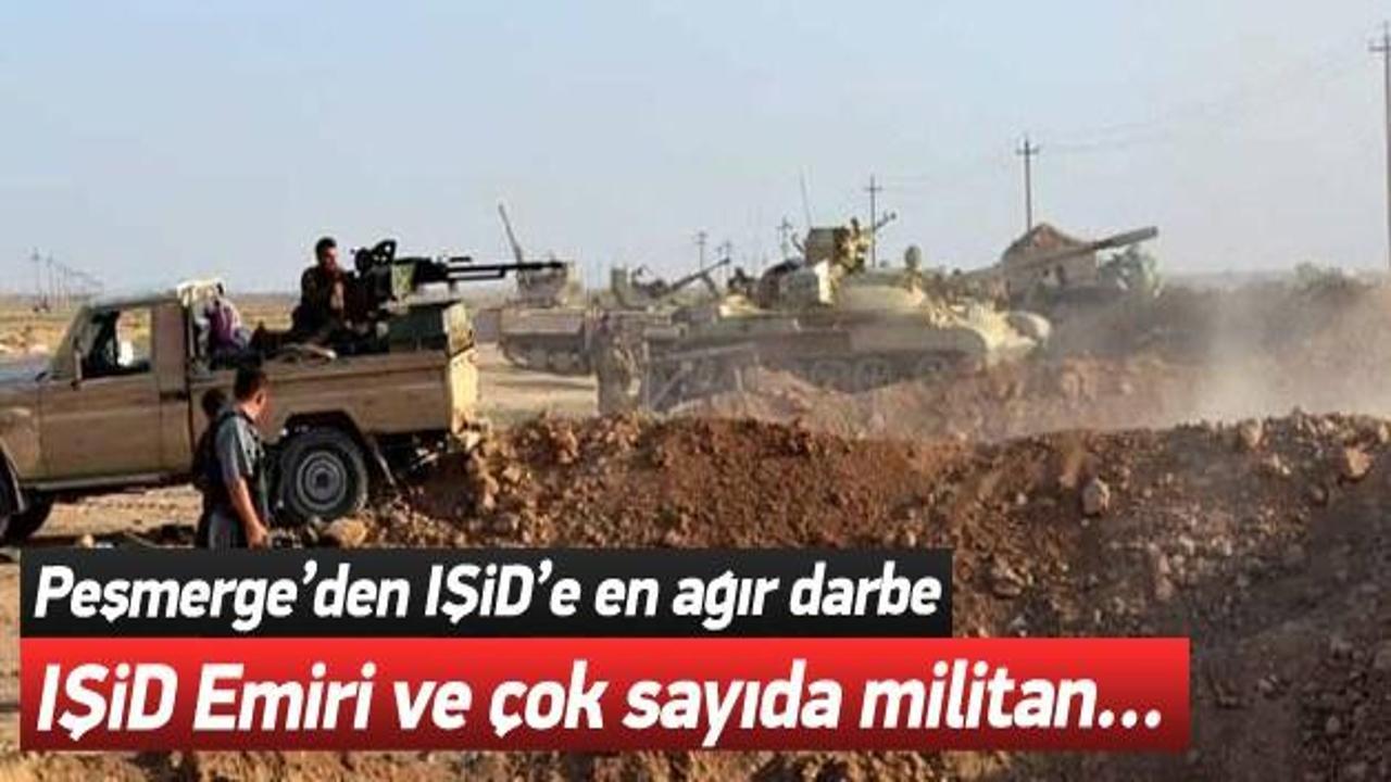 Peşmergeden IŞİD'e çok ağır darbe!