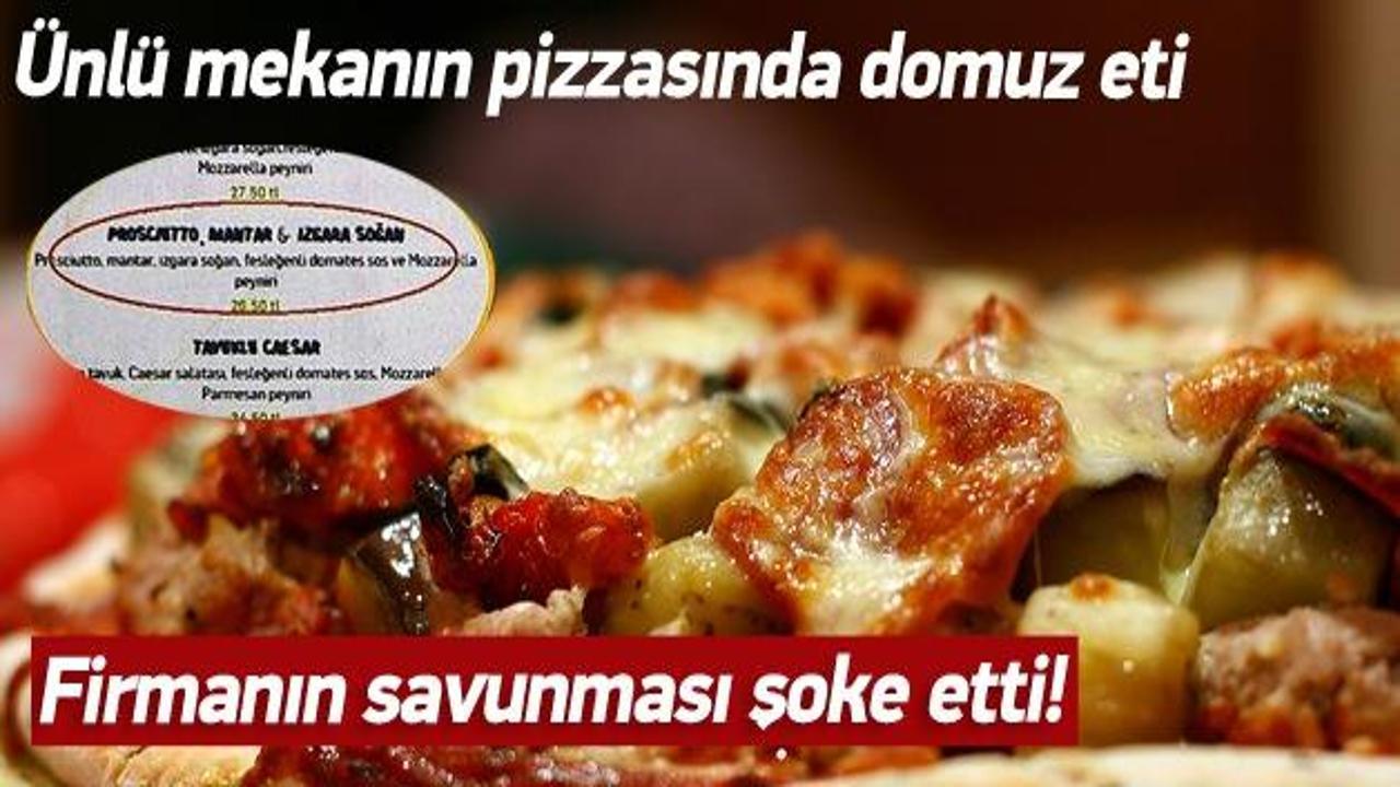 Pizzada domuz eti skandalı