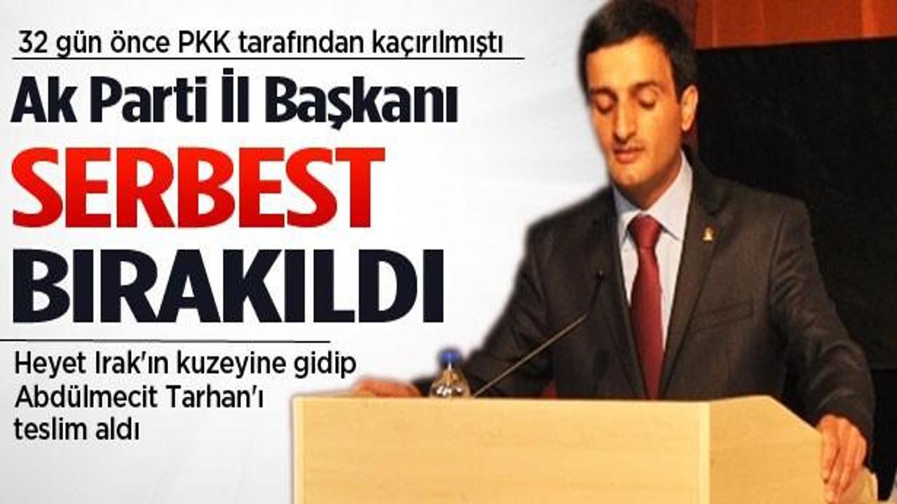 PKK, Ak Parti İl Başkanını serbest bıraktı