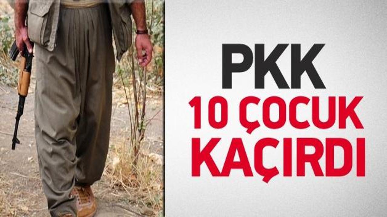 PKK, Muş'ta 10 çocuğu kaçırdı