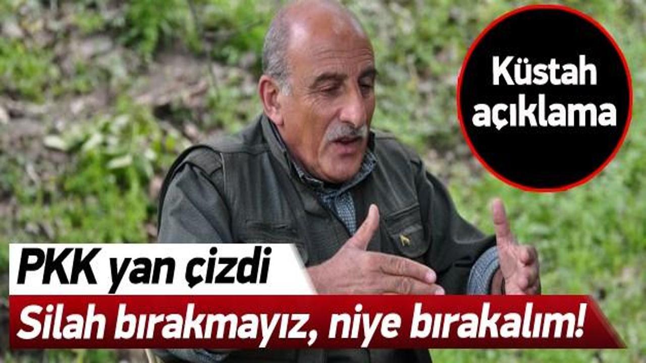 PKK yan çiziyor: Silah bırakmayız!