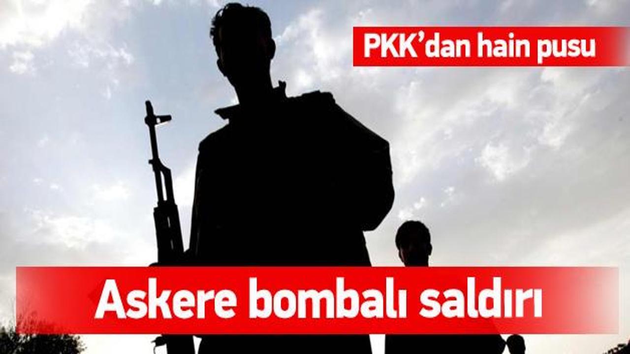 PKK'dan askere bombalı saldırı