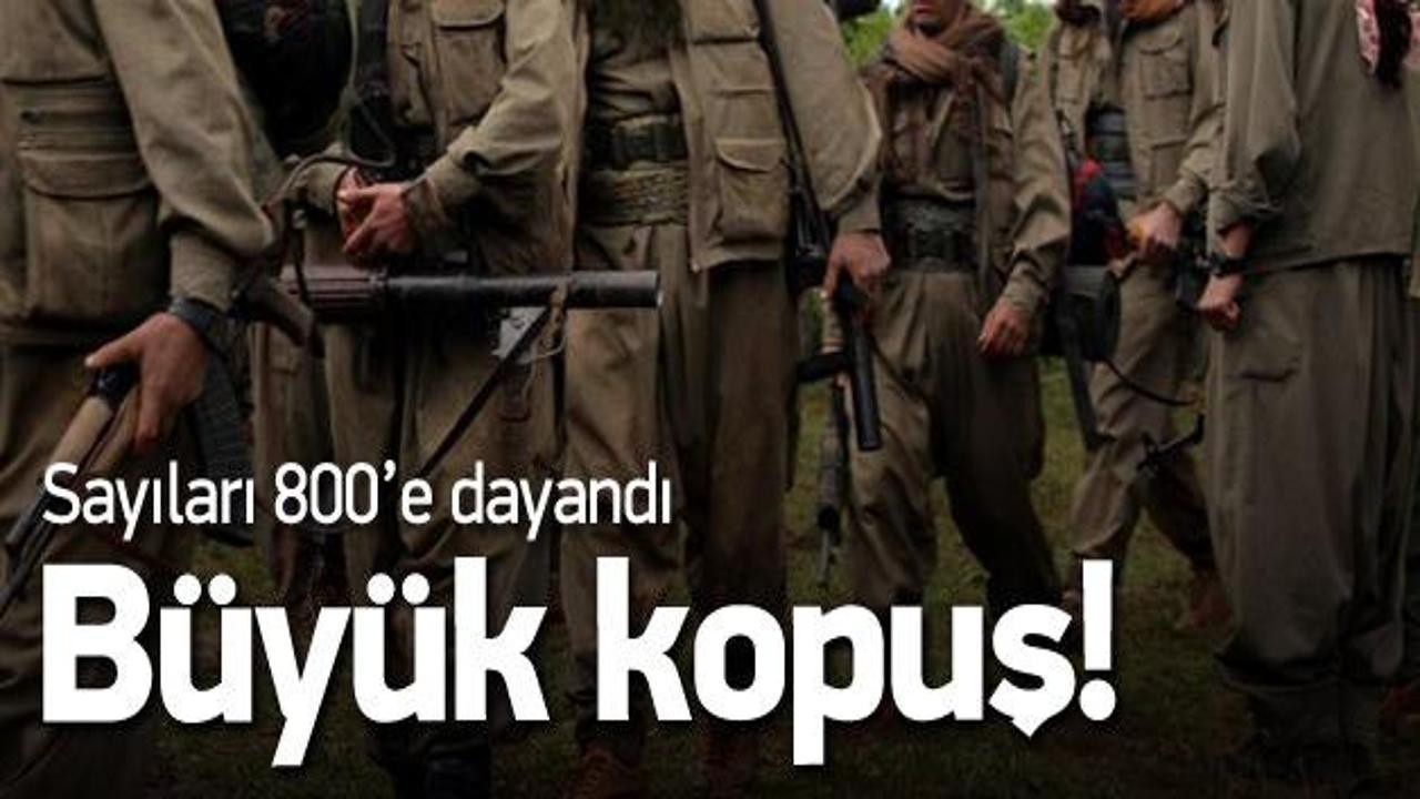 PKK'dan b&uuml;y&uuml;k kopuş: Sayı 800'e dayandı