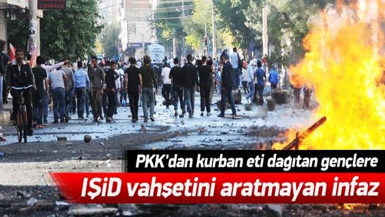 PKK'dan kurban eti dağıtan gence korkunç infaz