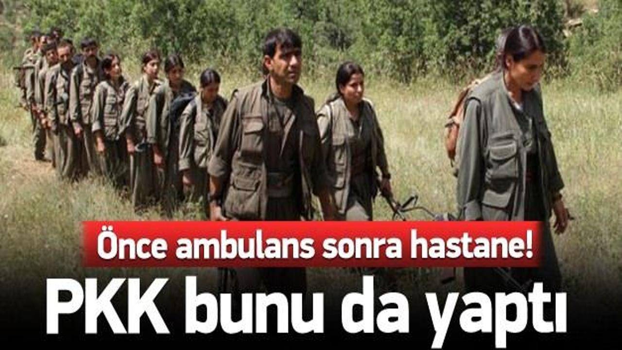 PKK'lı teröristler bunu da yaptı