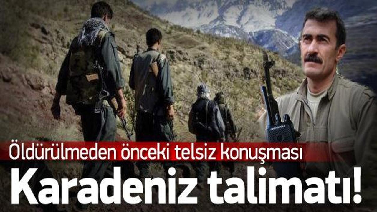 PKK'lı teröristlerin telsiz konuşmaları