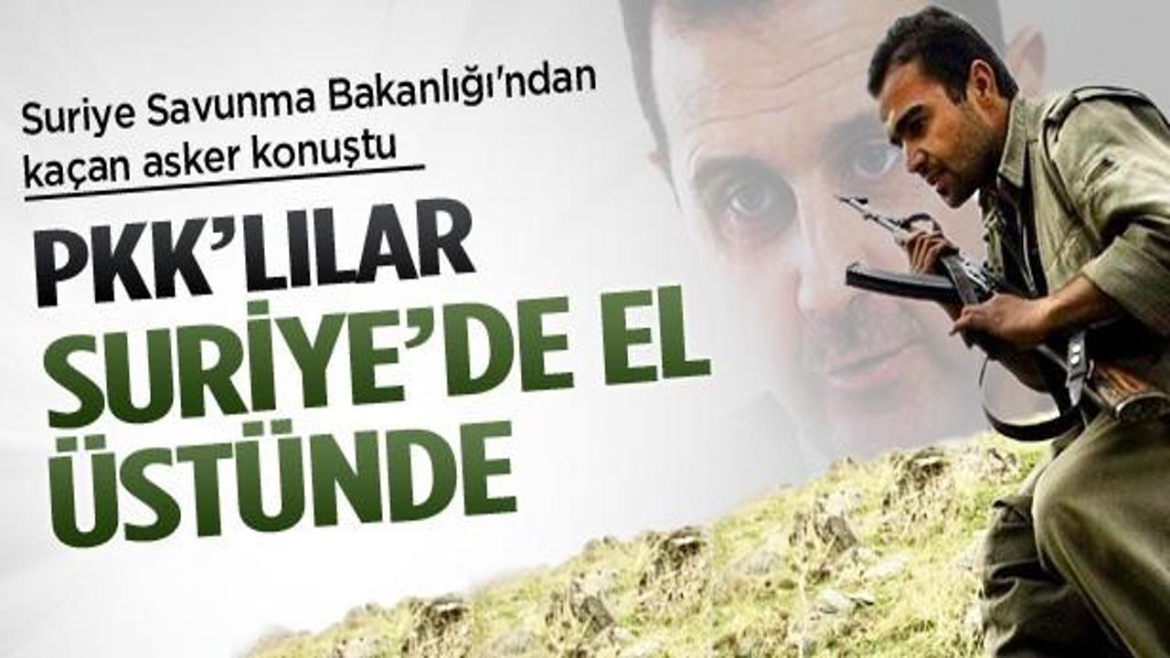 PKK'lılar Suriye'de el üstünde!