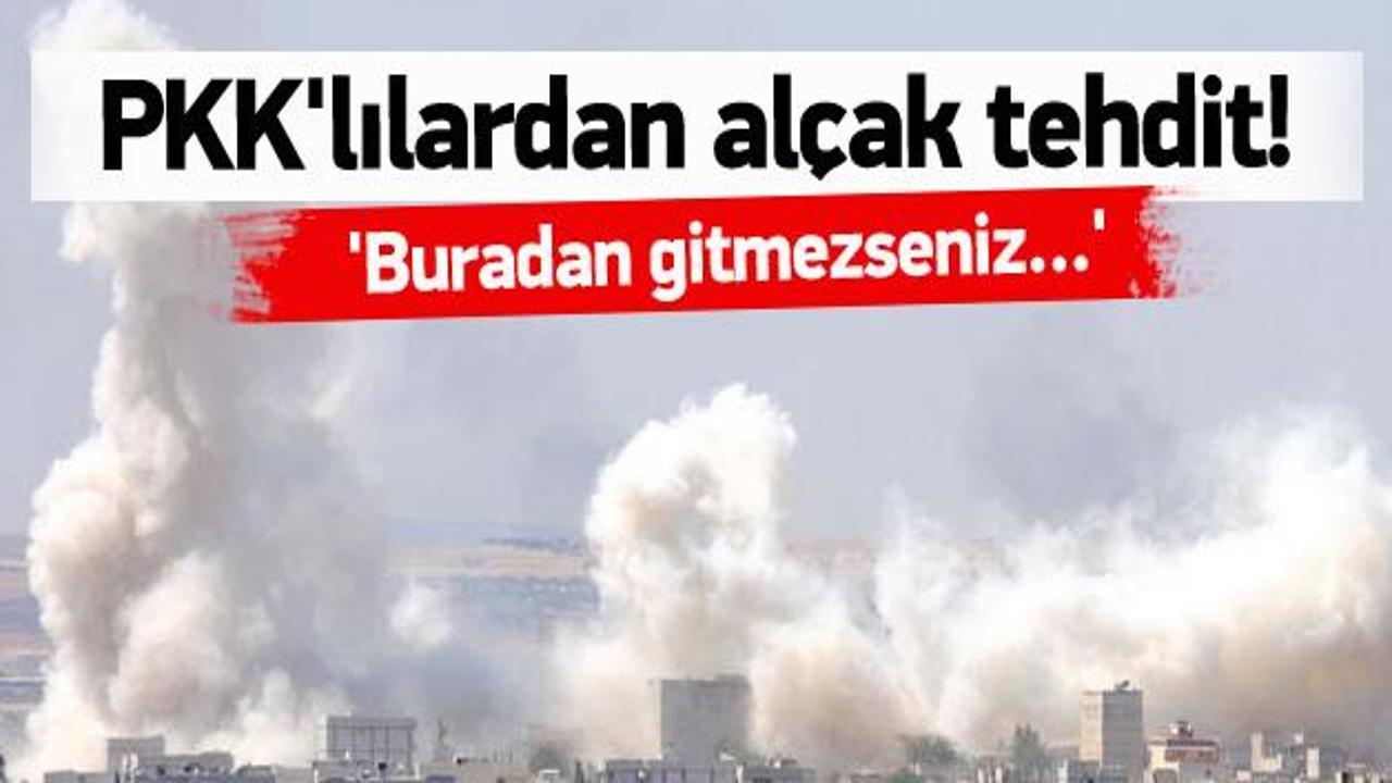 PKK'lılar Türkmenleri böyle tehdit ediyor