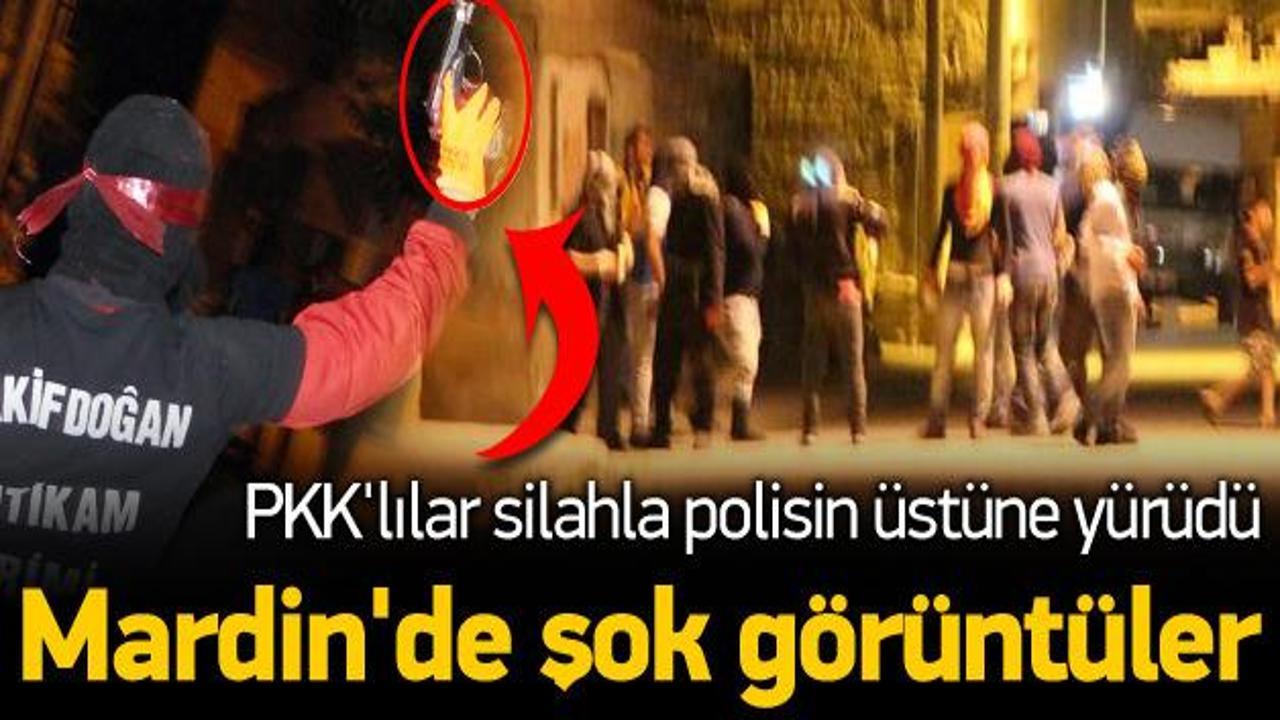 PKK'lılardan tabancalı ve molotoflu eylem