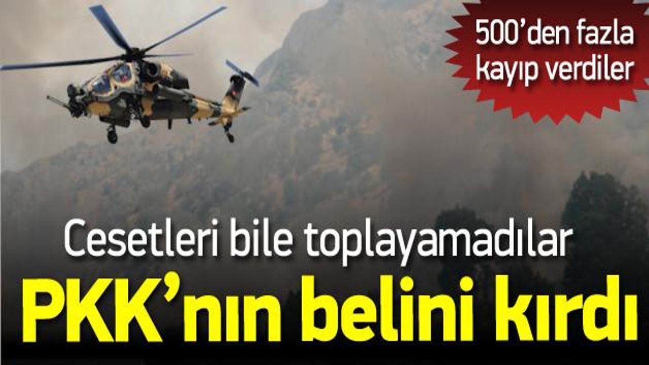 PKK'nın belini kırdı! Cesetler bile toplanamadı