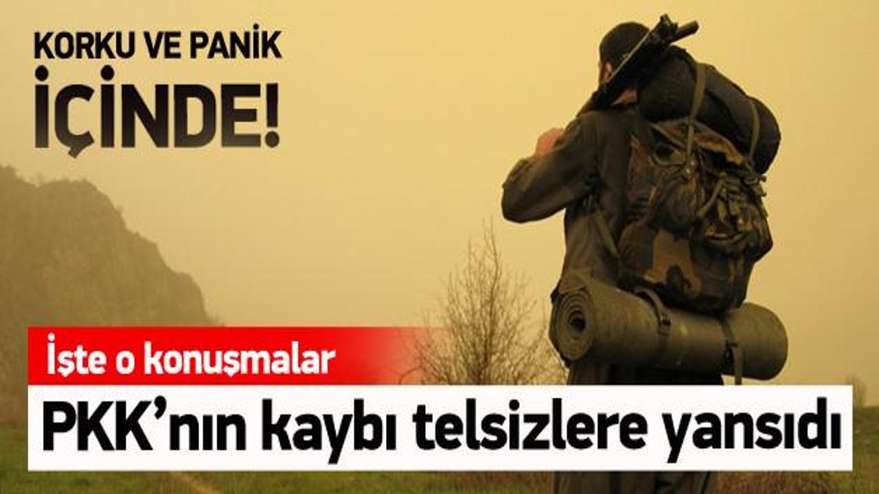 PKK'nın paniği telsizlere yansıdı