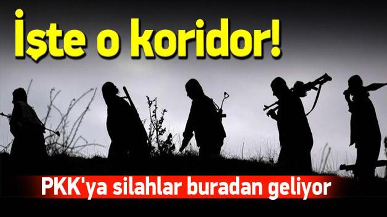 PKK'nın silah koridoru ortaya çıktı!